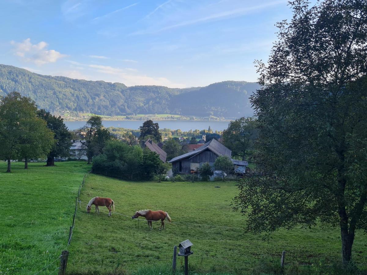 Aparts Lakeview -Gerlitzen -Ossiacher See -Ski Tratten  外观 照片